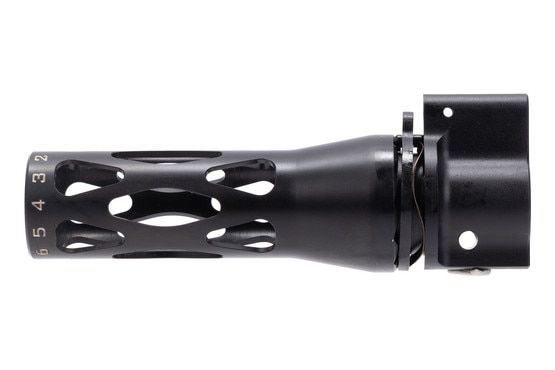 Riflespeed adjustable AR-15 gas block designed to fit under free-float handguards.